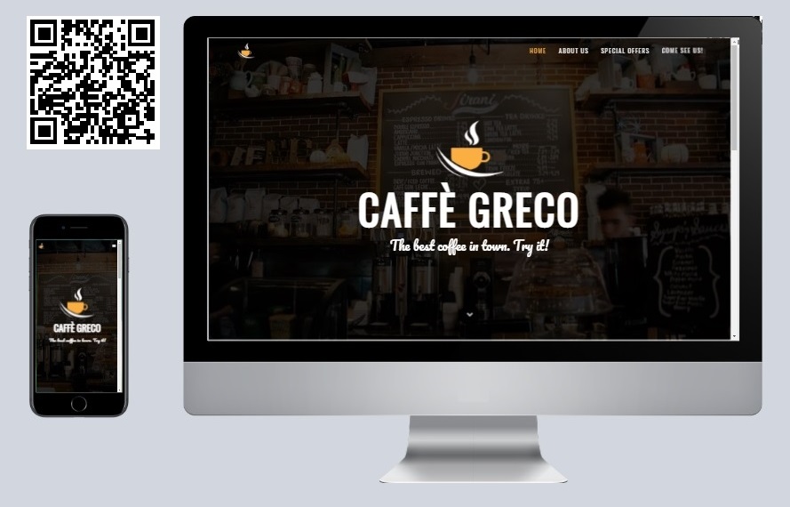 You will experience the sweet smell of success with our ‘Coffee House’ website theme!