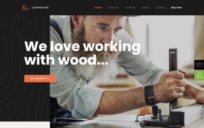 ‘Carpenter 3’ is a stylish WordPress theme for furniture stores and furniture manufacturers!