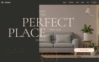 ‘Estate 4’ is an impressive WordPress theme for real estate agents and home builders!