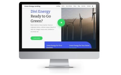 Perhaps the most amazing ‘Green Energy’ WordPress theme ever!