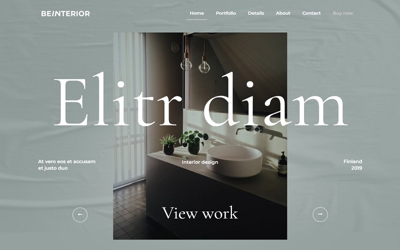 ‘Interior 6’ is a stylish WordPress theme for interior designers and home stagers!