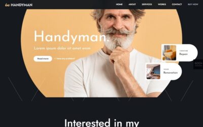 ‘Handyman 3’ is a stylish WordPress theme for the home handyman and home improvement companies!