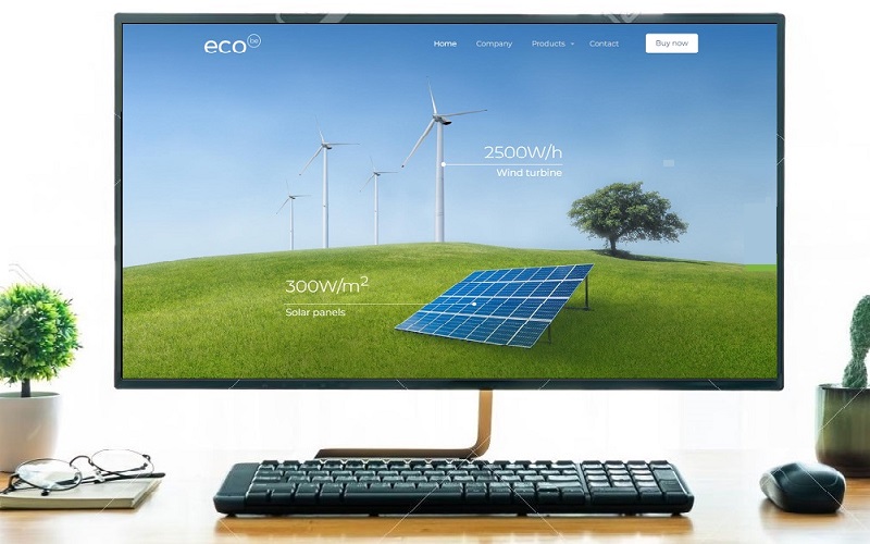 Experience the high energy of our ‘Eco’ WordPress theme!